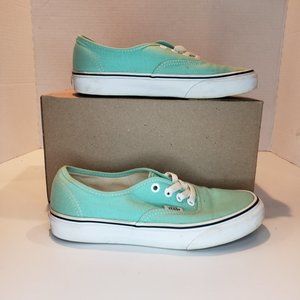 Vans Unisex TCHO Red Skate / Boat Shoes Sz: 5.5 Men / 7 Women TEAL HARD TO FIND